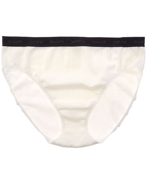 Gemma Ribbed Hi-Leg Brief