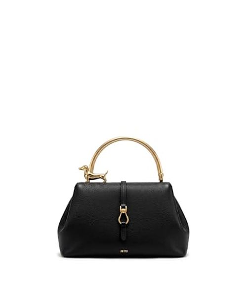 JW PEI Women's Bruna Dachshund Metal Handle Top Handle Bag