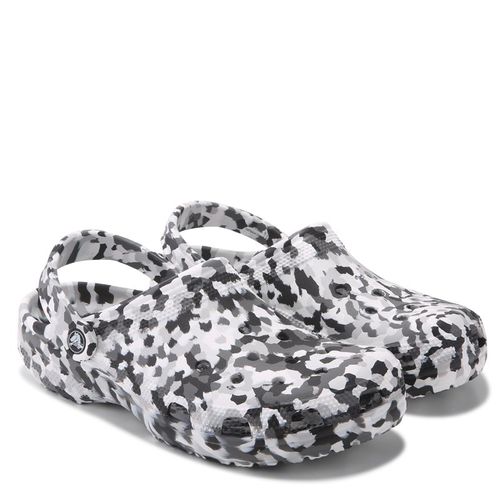 Graphic Classic Clog Shoes (Black/White)