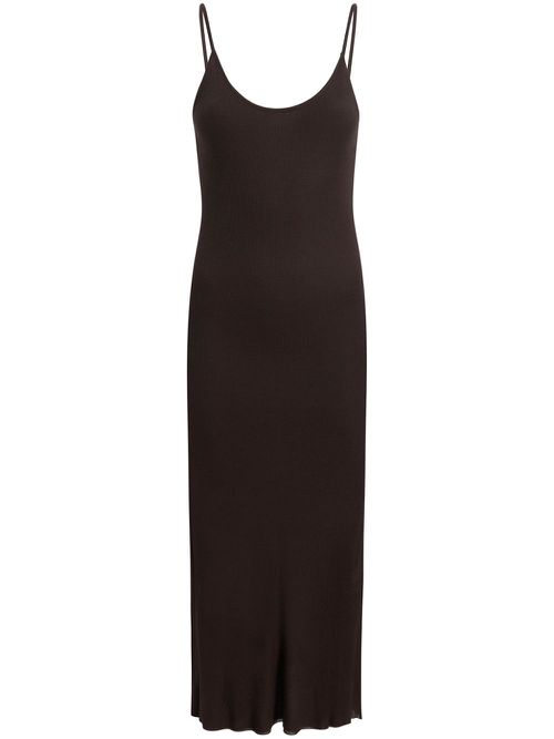 Leesal midi dress - Brown