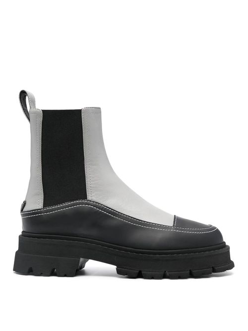 Leather chelsea boots