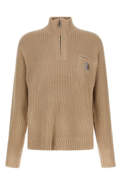 'Detroit Half Zip' Sweater