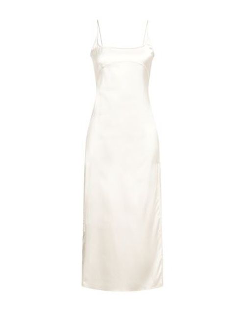 Jacquemus Woman Midi dress Ivory Size 4 Viscose, Elastane