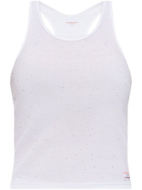 Cotton tank top - White