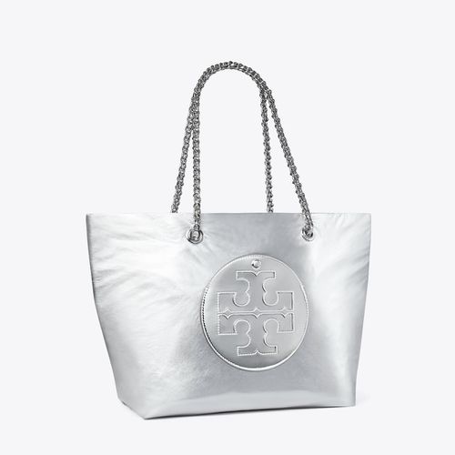 Ella Chain Metallic Tote