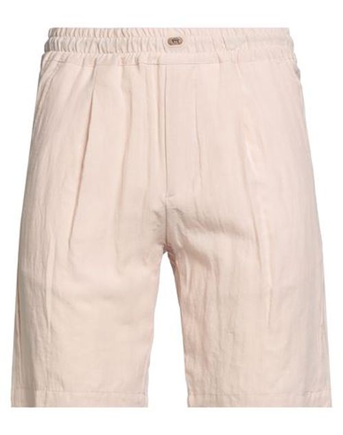 Man Shorts & Bermuda Shorts Light pink Size 30 Linen