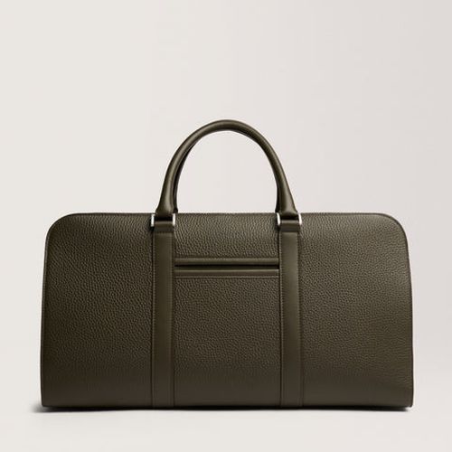 Rigid Weekender - Grain Leather - Dark Brown