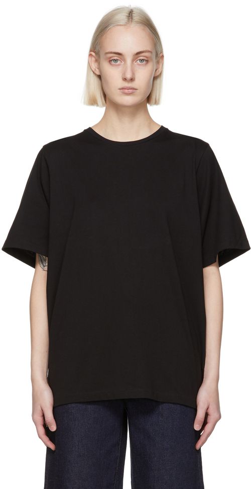 Black oversized T-shirt
