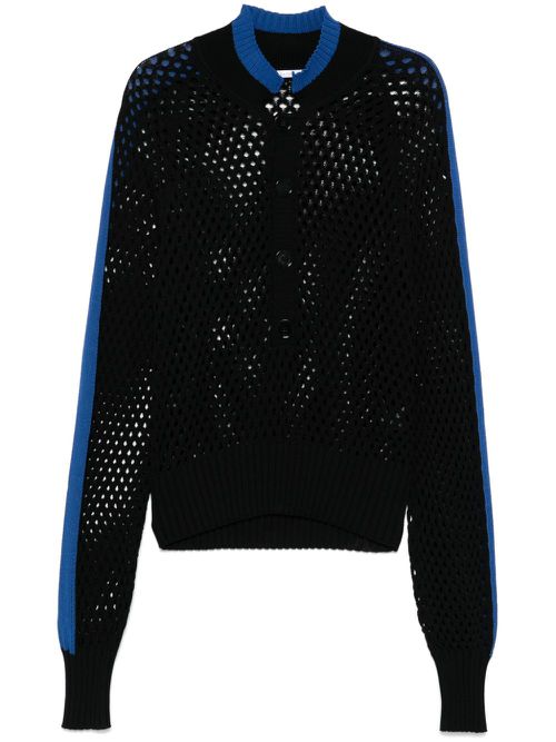 Open-knit sweater - Black