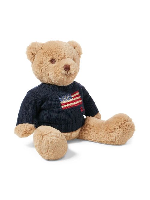 Small Flag-Jumper polo bear - Neutrals