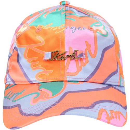 Kurt Geiger London Womens Printed Cap Hat - Pink Nylon - One