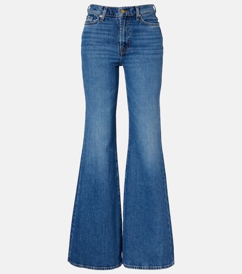Retro Flare mid-rise flared jeans