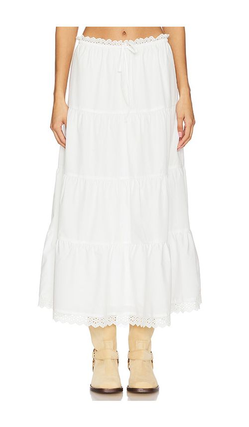 MORE TO COME JUPE ANGELA en White.  XL. Also en