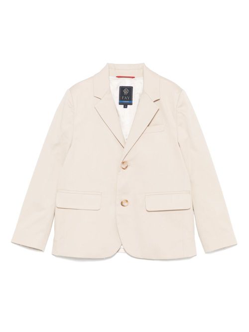 Cotton blazer - Neutrals