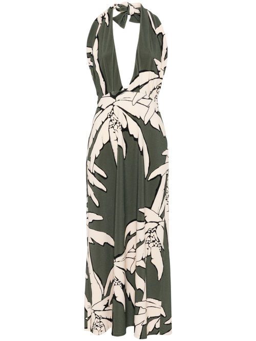 Oceanic Mantra midi dress - Green