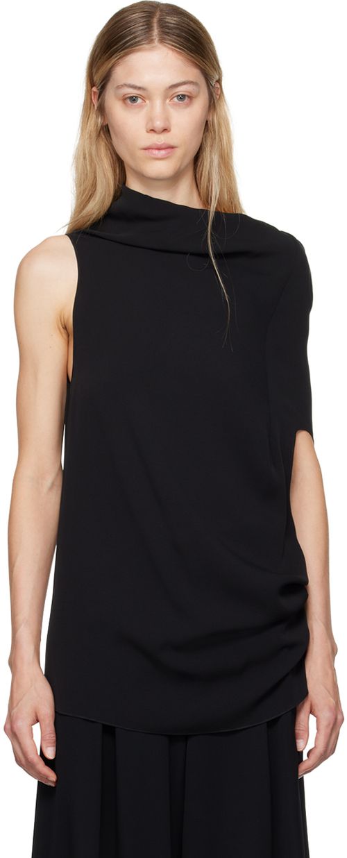 The Row Black Aria Tank Top