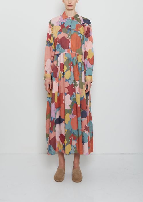 Nitto Titi Cotton Dress Sping Garden