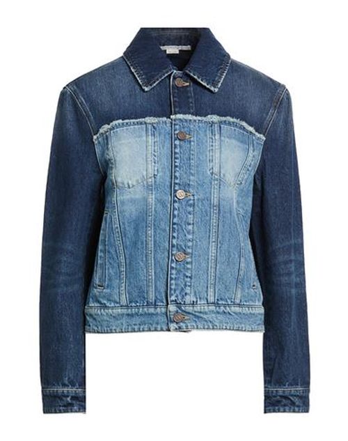 Woman Denim outerwear Blue Size XS Cotton