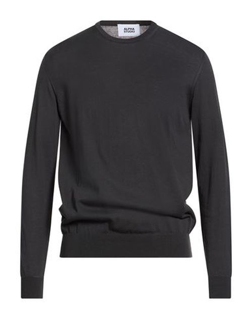 Man Sweater Charcoal Size 36 Cotton