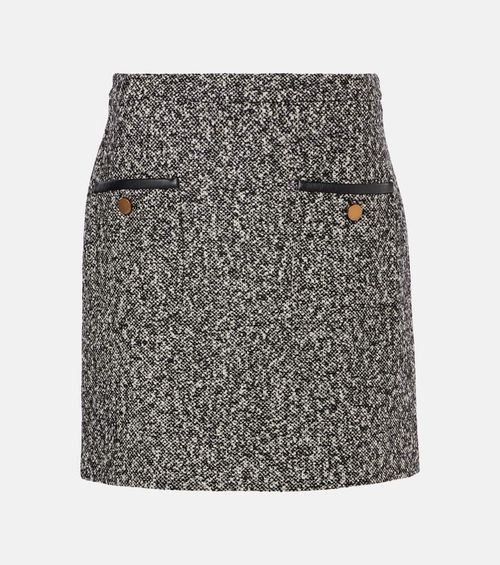 Cosa wool-blend tweed miniskirt