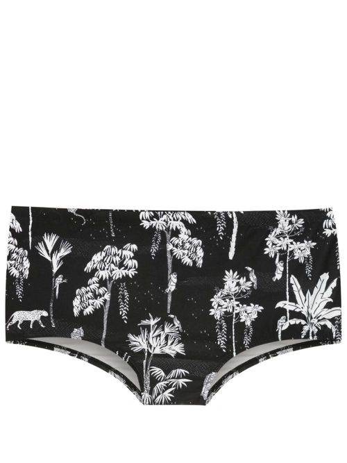 Copacabana jungle-print swimming trunks - Black