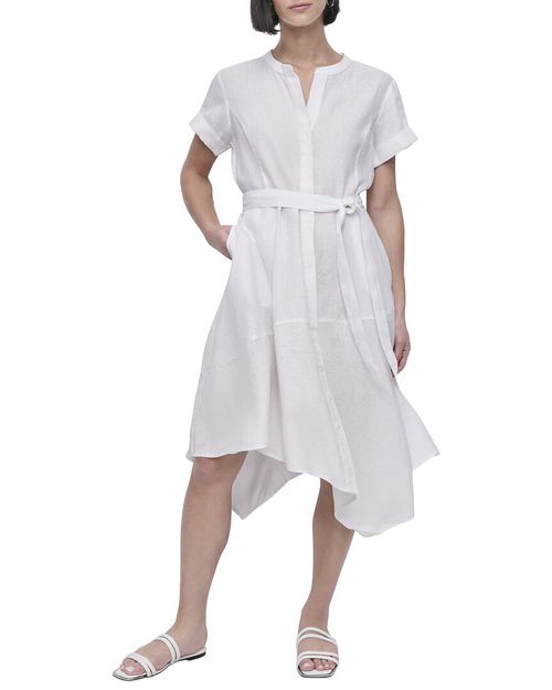 Linen Wrap Dress