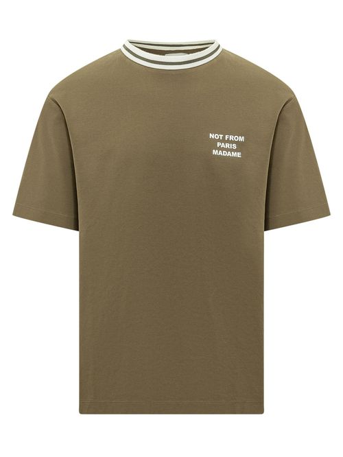 Olive Crew Neck T-Shirts