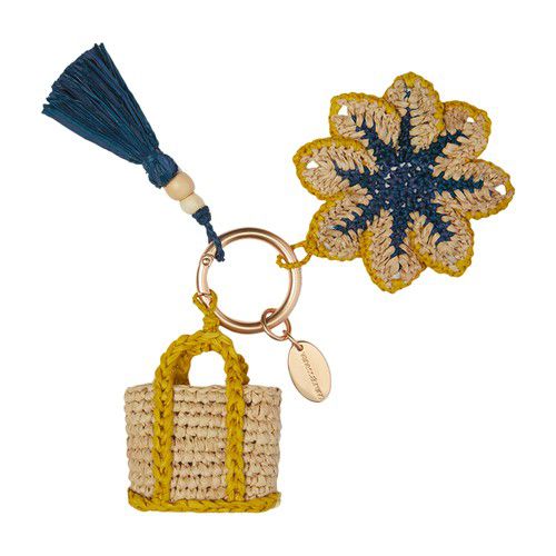Magnolia Charm keychain