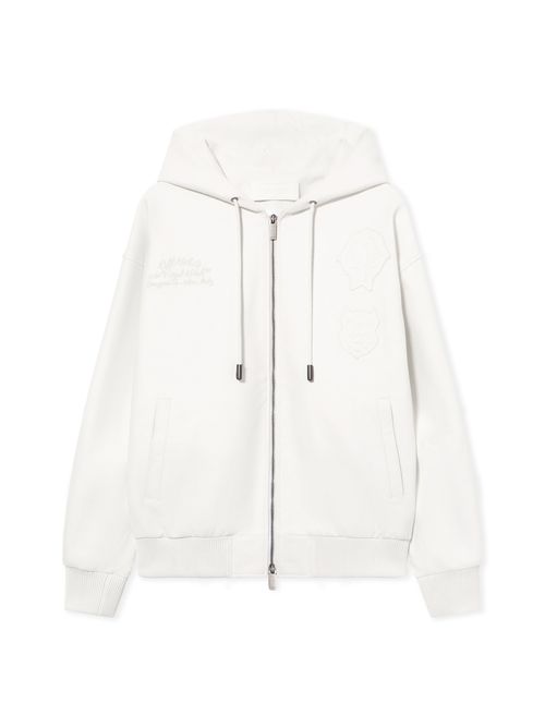 Royal Team Embroidery Zip Hoodie