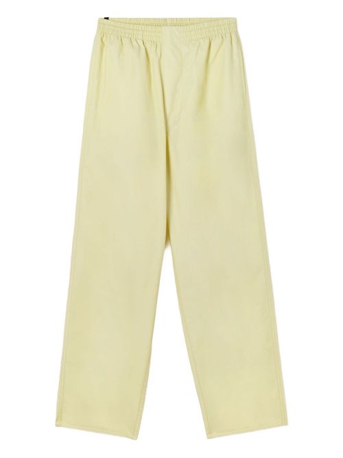 Elastic-waist trousers - Yellow