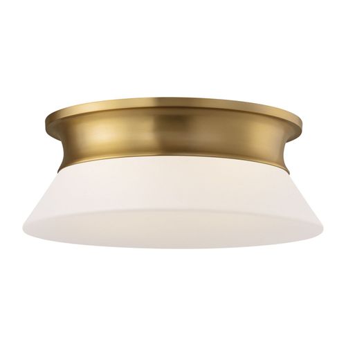 Burnished Brass Flush Mount from the Panos Collection
