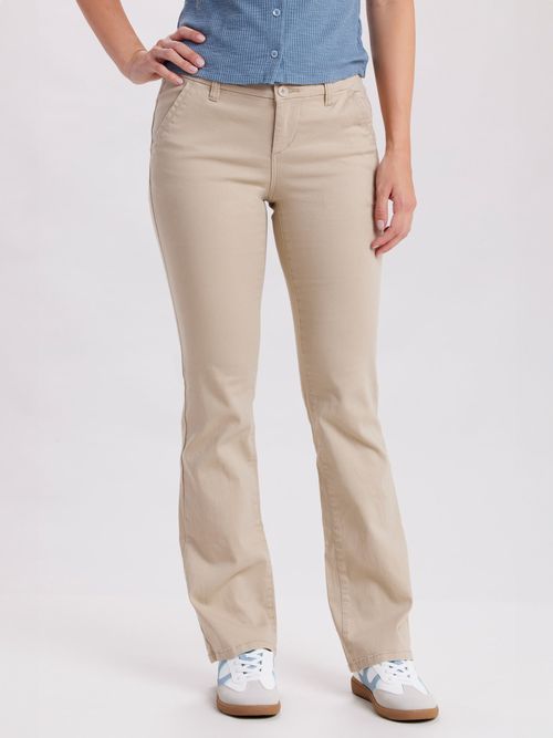 Women's Hayden Women's Bootcut Uniform Pants by UNIONBAY, Beige