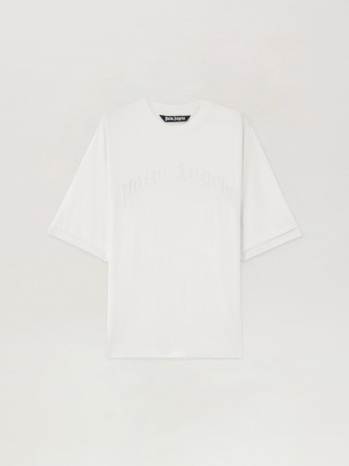 Curved Logo Loose Double T-shirt - Man T