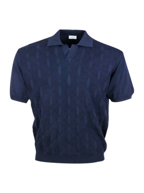 04651-A TRIP IN A BAG T-shirts and Polos Blue 100co - Men