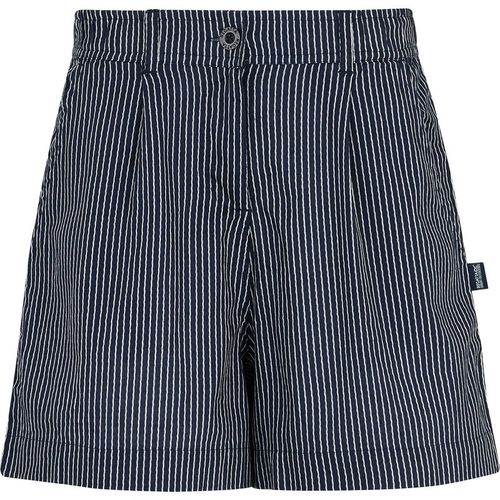 Regatta Womens/Ladies Sabelle Vertical Stripe Casual Shorts Navy/White