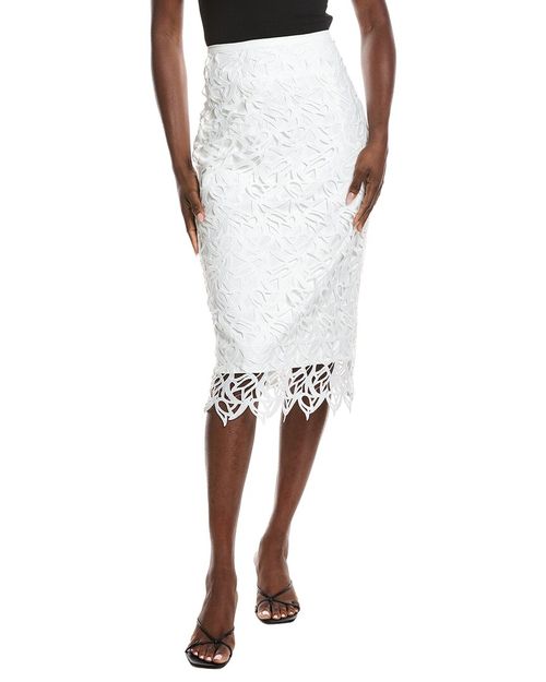 Eyelet Lace Embroidered Skirt