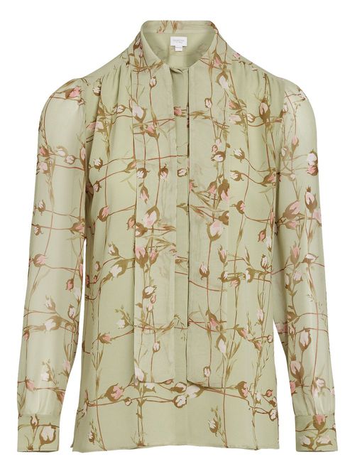 Floral-print blouse - Green