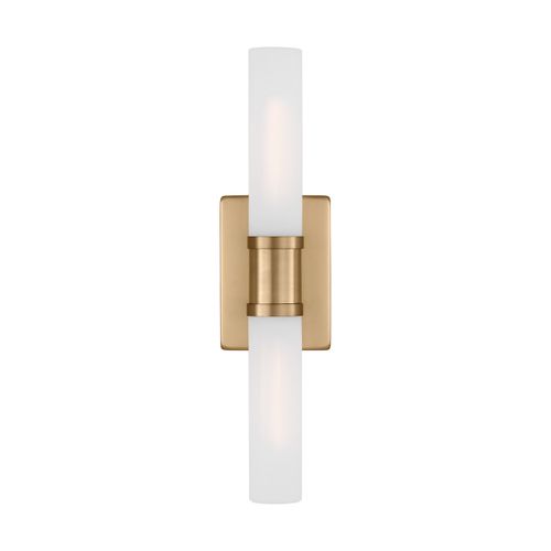 Keaton 2-Light Bathroom Vanity Light in Satin Bra