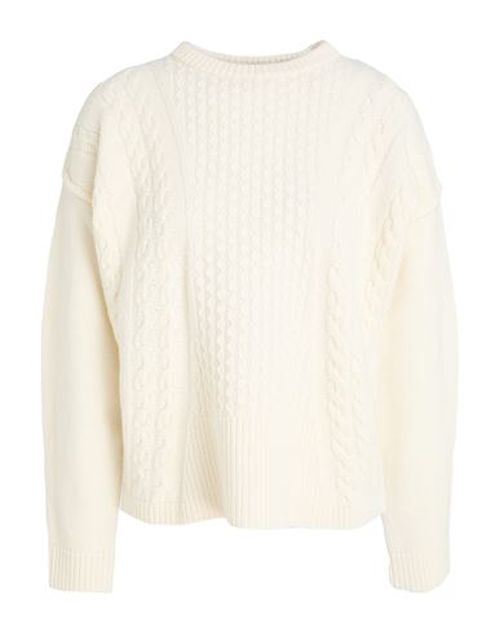 Use Woman Sweater Ivory Size L Wool, Nylon