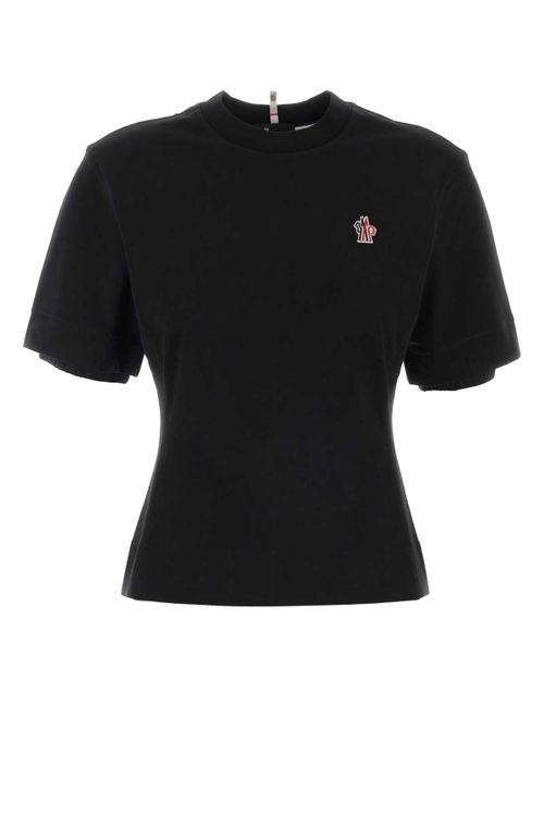 Stretch Cotton T-Shirt — Black