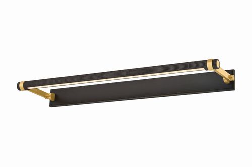 Aged Brass LED Picture Light from the Duell Collection