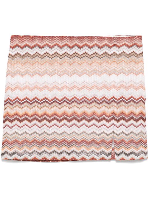Zigzag mini skirt - Red