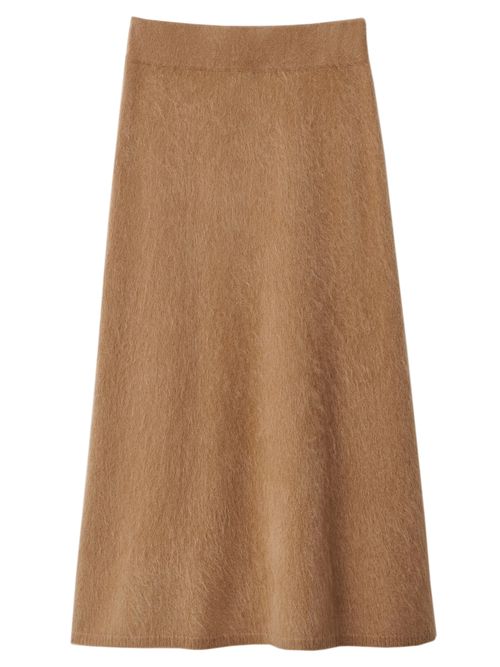 Elasticated Waistband Ankle-Length Skirt - Size 0