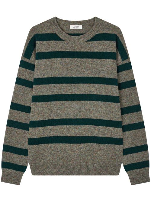Striped sweater - Grey