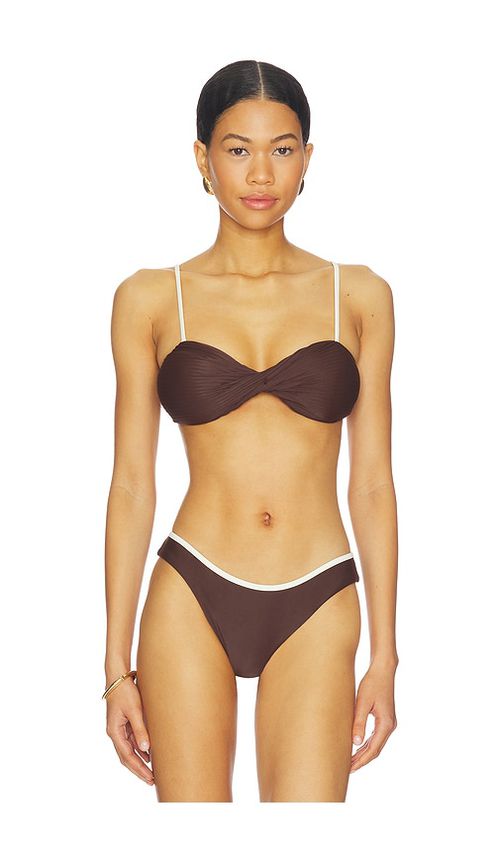 Sancia The Anja Bikini Top in Brown. - M also in L, S