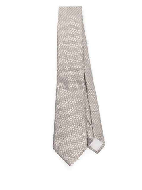 Giorgio Armani Geometric Print Tie