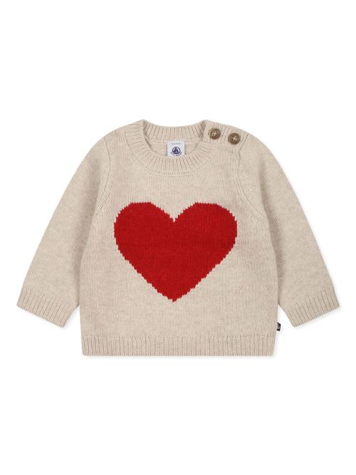 Heart jumper - Neutrals