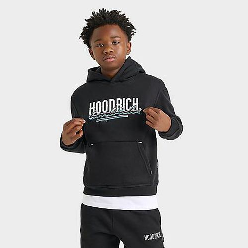 Kids' Splatter Pullover Hoodie in Black/Black