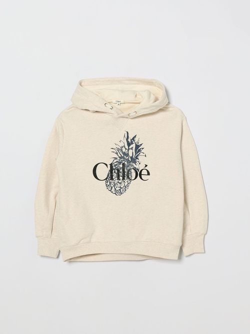Sweater CHLOÉ Kids color Ecru