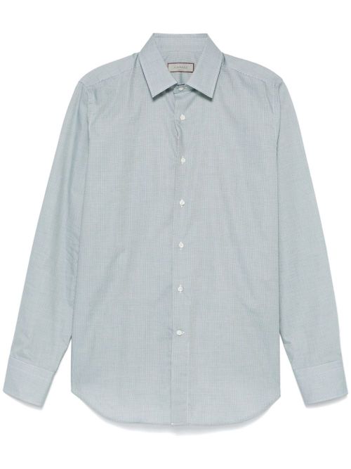 Mini-check shirt - Green